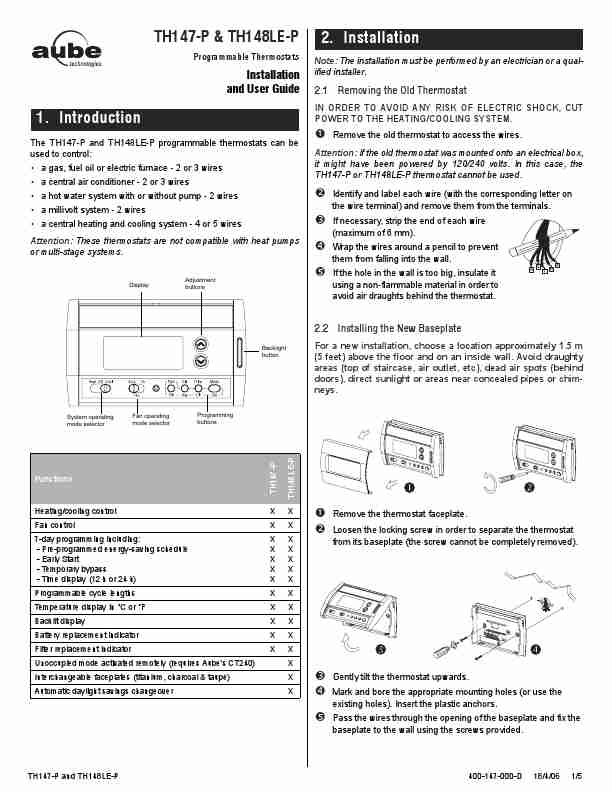 Aube Technologies Thermostat TH148LE-P-page_pdf